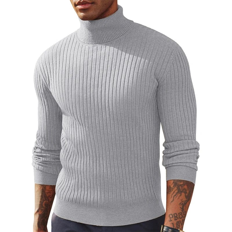 Ronan | Muscle Fit Roll Neck Jumper