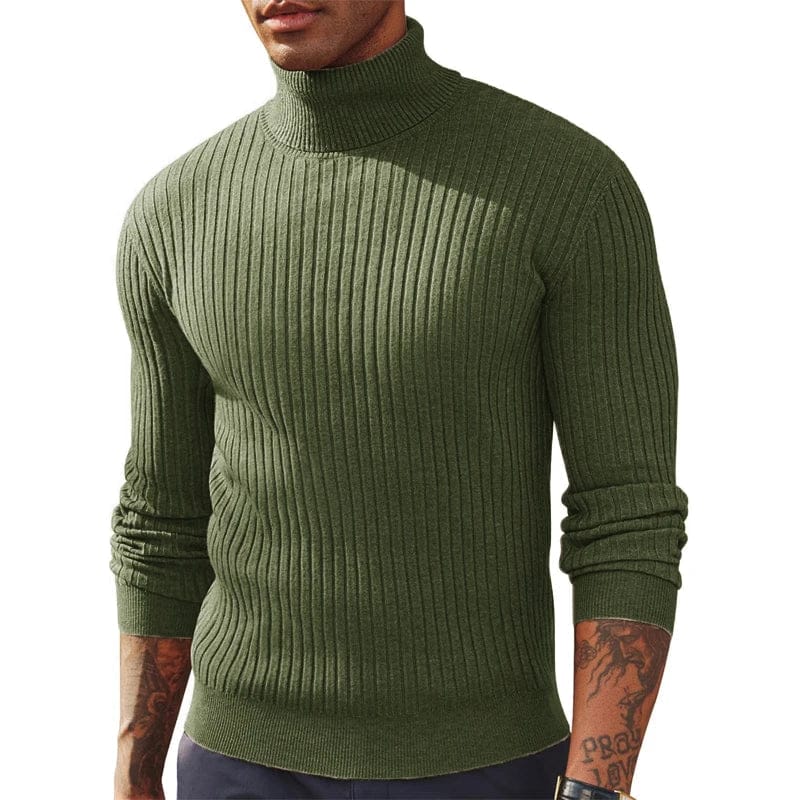 Ronan | Muscle Fit Roll Neck Jumper