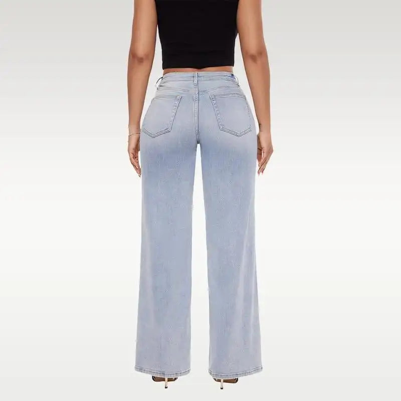 Sandra | High-Waisted Jeans With Vintage Wash