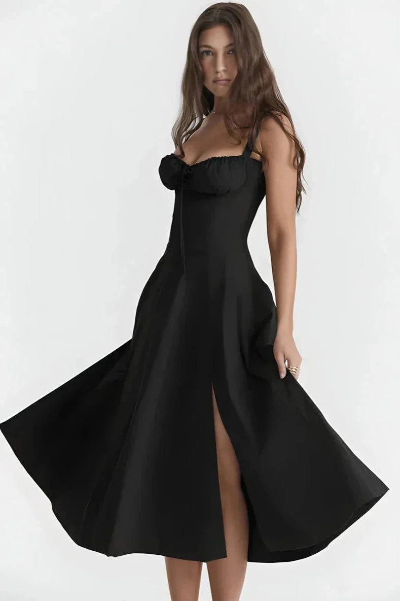 Linsay | Corset Midi Dress