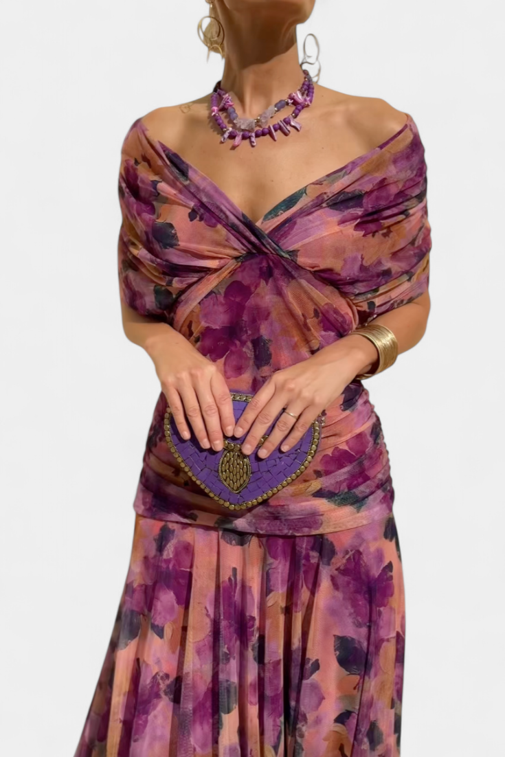 Sofie | Long Floral Dress