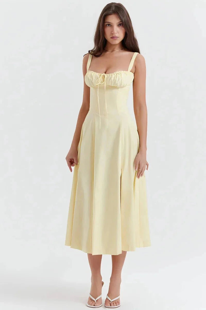 Linsay | Corset Midi Dress