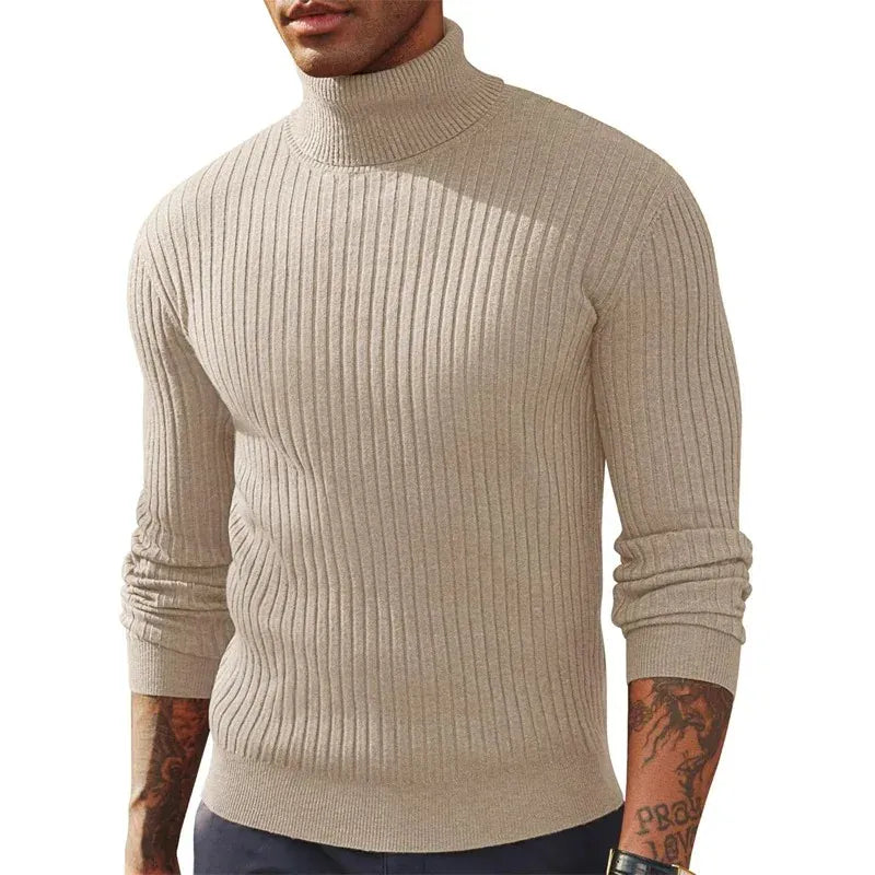 Ronan | Muscle Fit Roll Neck Jumper