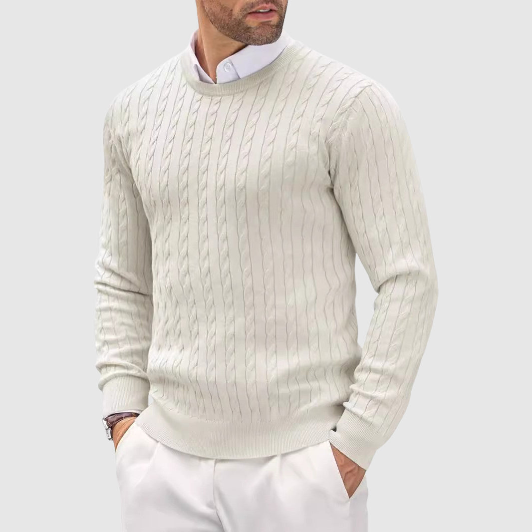 Slim Fit Cozy Layer Men’s Knitted Sweater