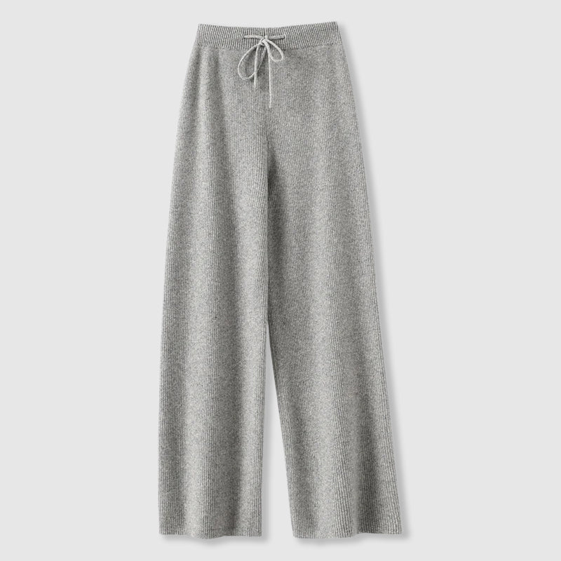 Aurelia | Wide Leg Knit Trousers For Women