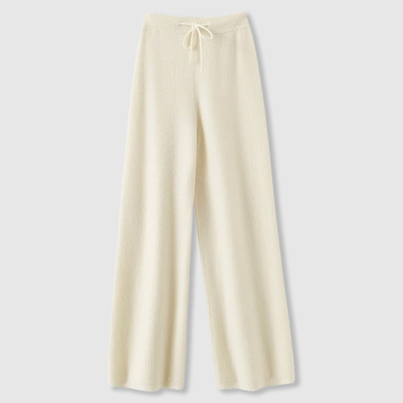 Aurelia | Wide Leg Knit Trousers For Women