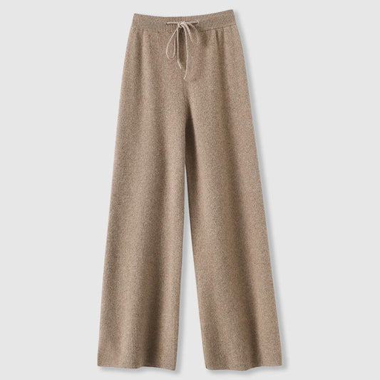Aurelia | Wide Leg Knit Trousers For Women