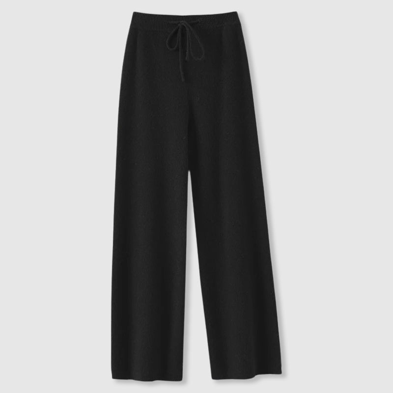 Aurelia | Wide Leg Knit Trousers For Women
