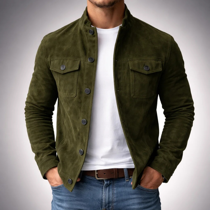 Cardigan | The Icon Suede Jacket