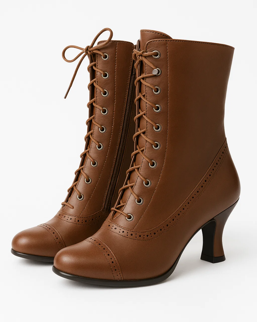 Isadora | Women’s Retro Lace Up Ankle Boots
