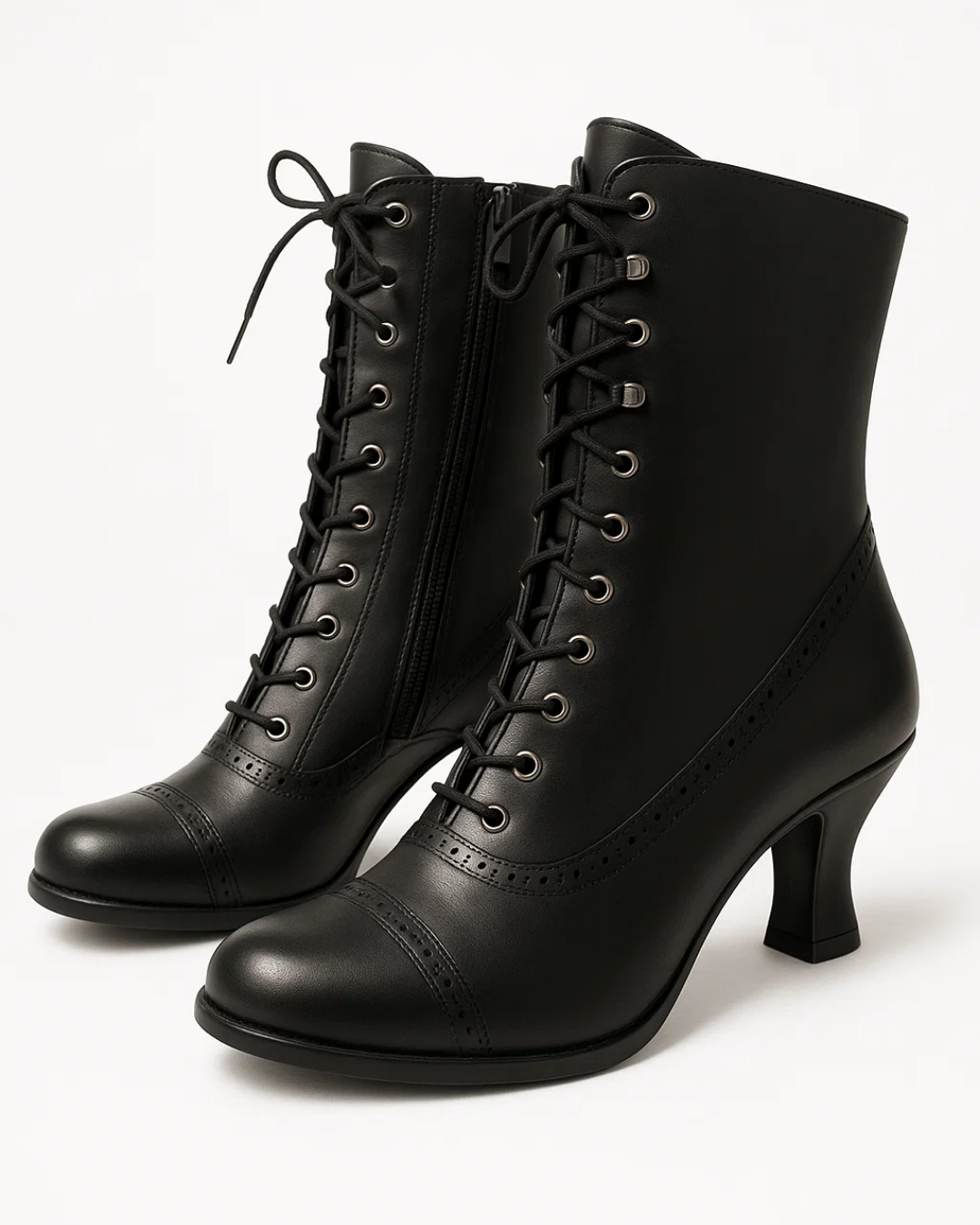 Isadora | Women’s Retro Lace Up Ankle Boots