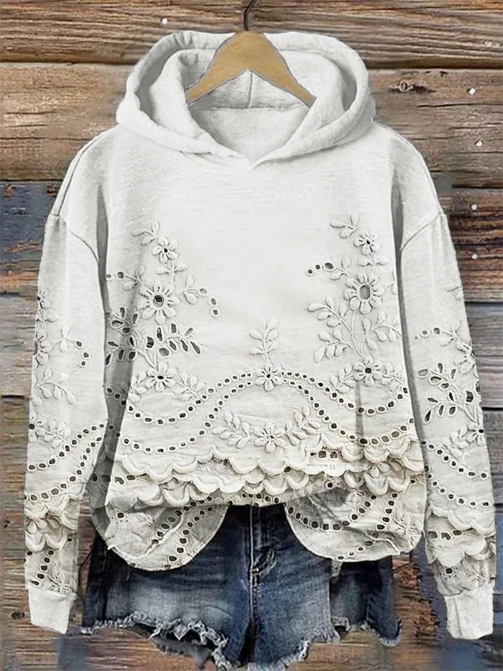 Elliott | Women’s Hoodies - Floral Embroidery