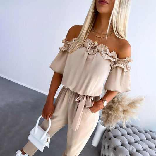 Camila | Off Shoulder Jumpsuit