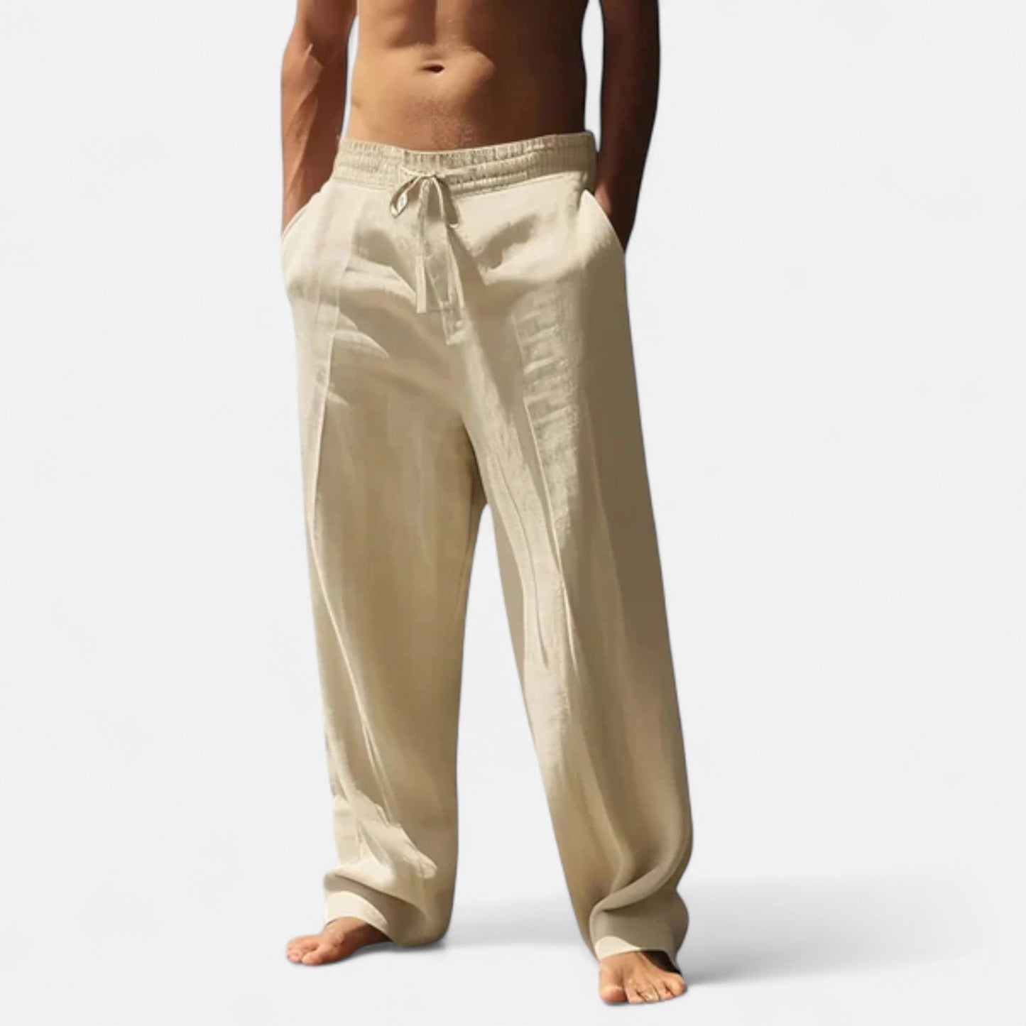 Veron| Men’s Relaxed Linen Trousers