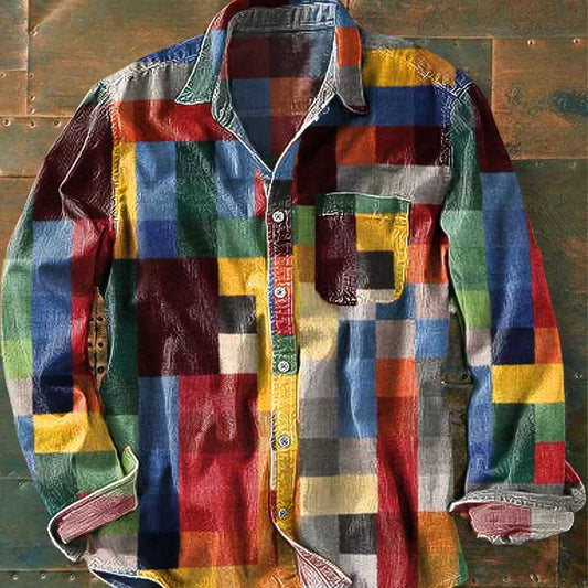 Spencer - Plaid Coloured Unisex Shirt