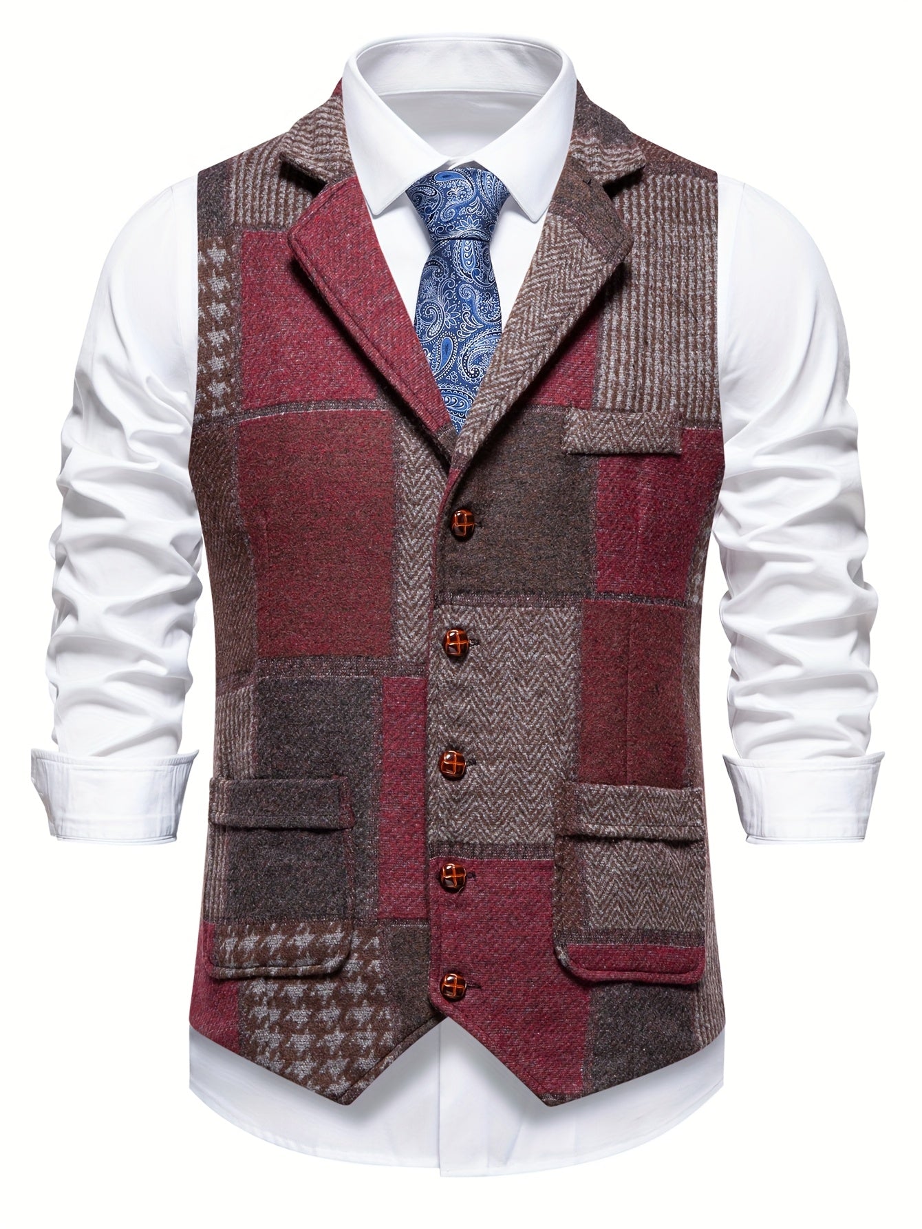 Leo | Tailored Tweed Waistcoat