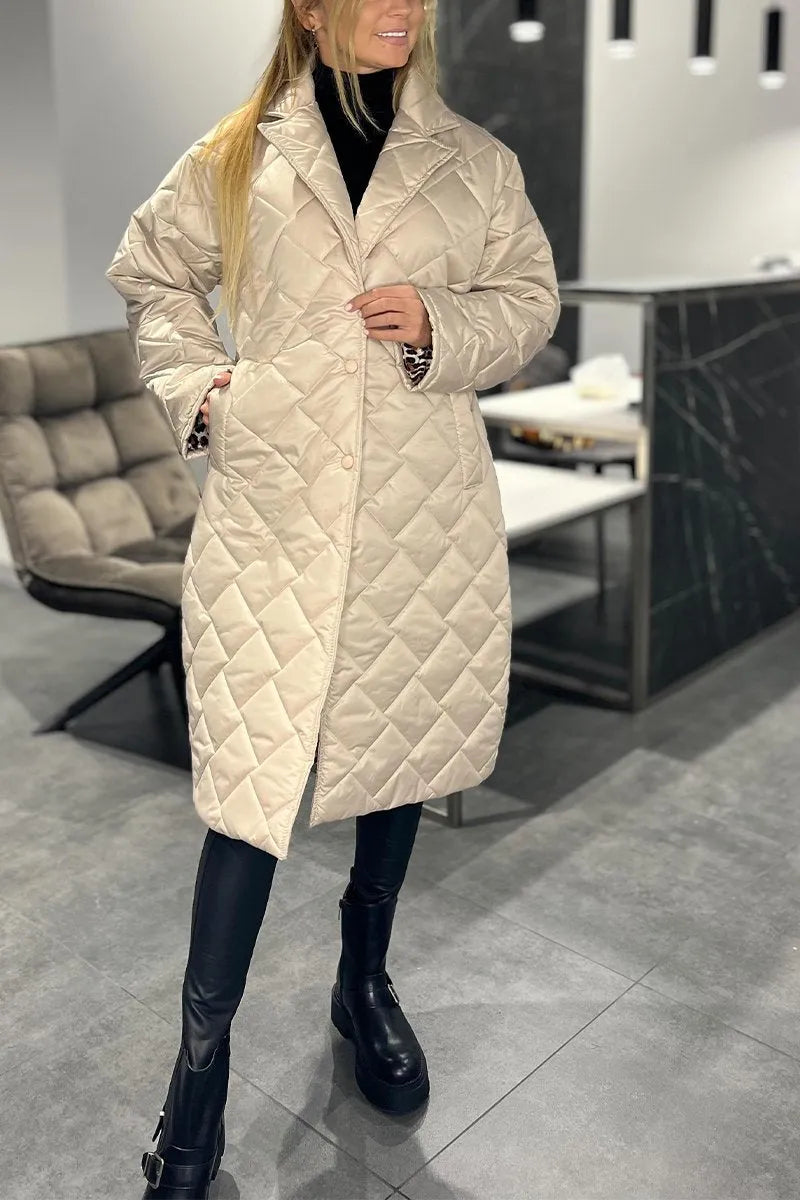 Maribel – Reversible Quilted Coat