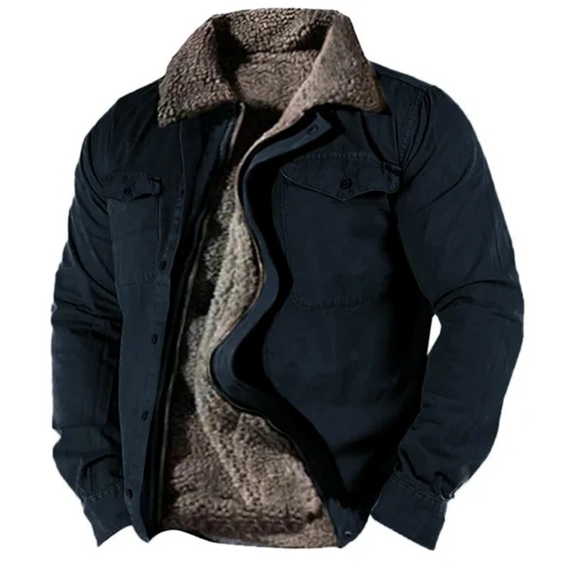 Logan | Warm Sherpa Lined Jacket