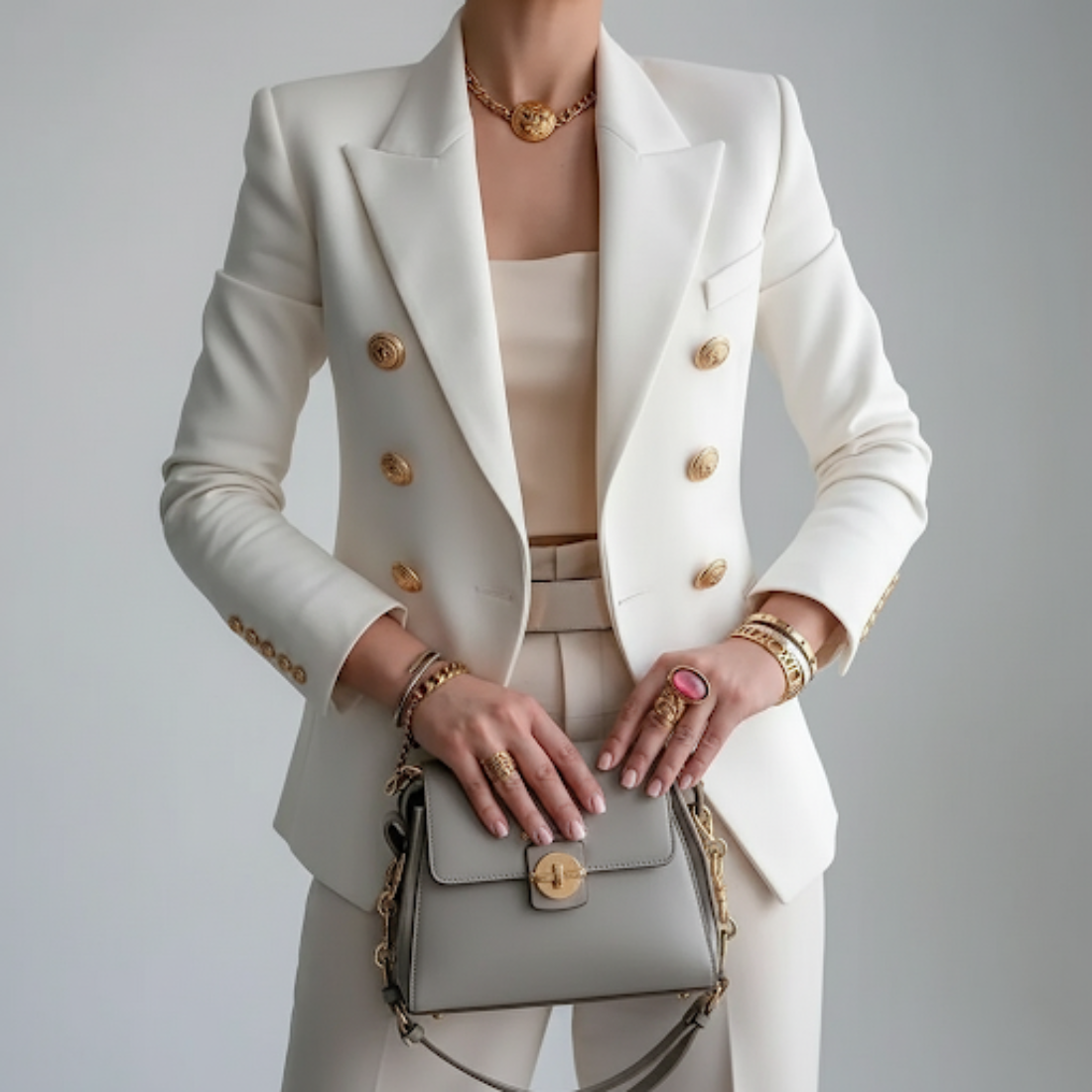 Zara | Women's Double-Breasted Blazer - Image 1