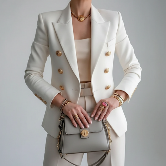 Zara | Women's Double-Breasted Blazer - Image 1