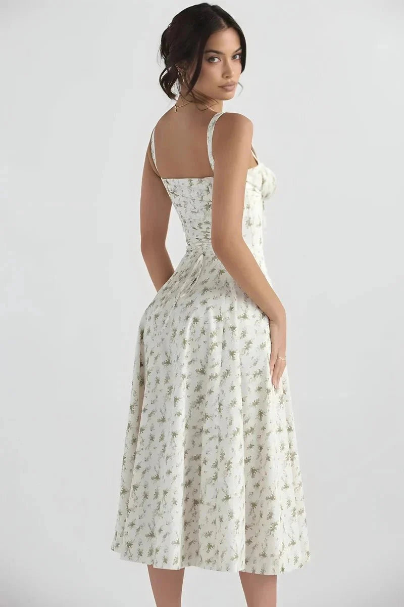 Linsay | Corset Midi Dress