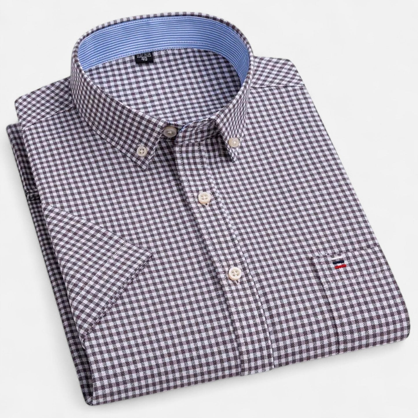 Rivello | Short Sleeve Oxford Shirt For Men
