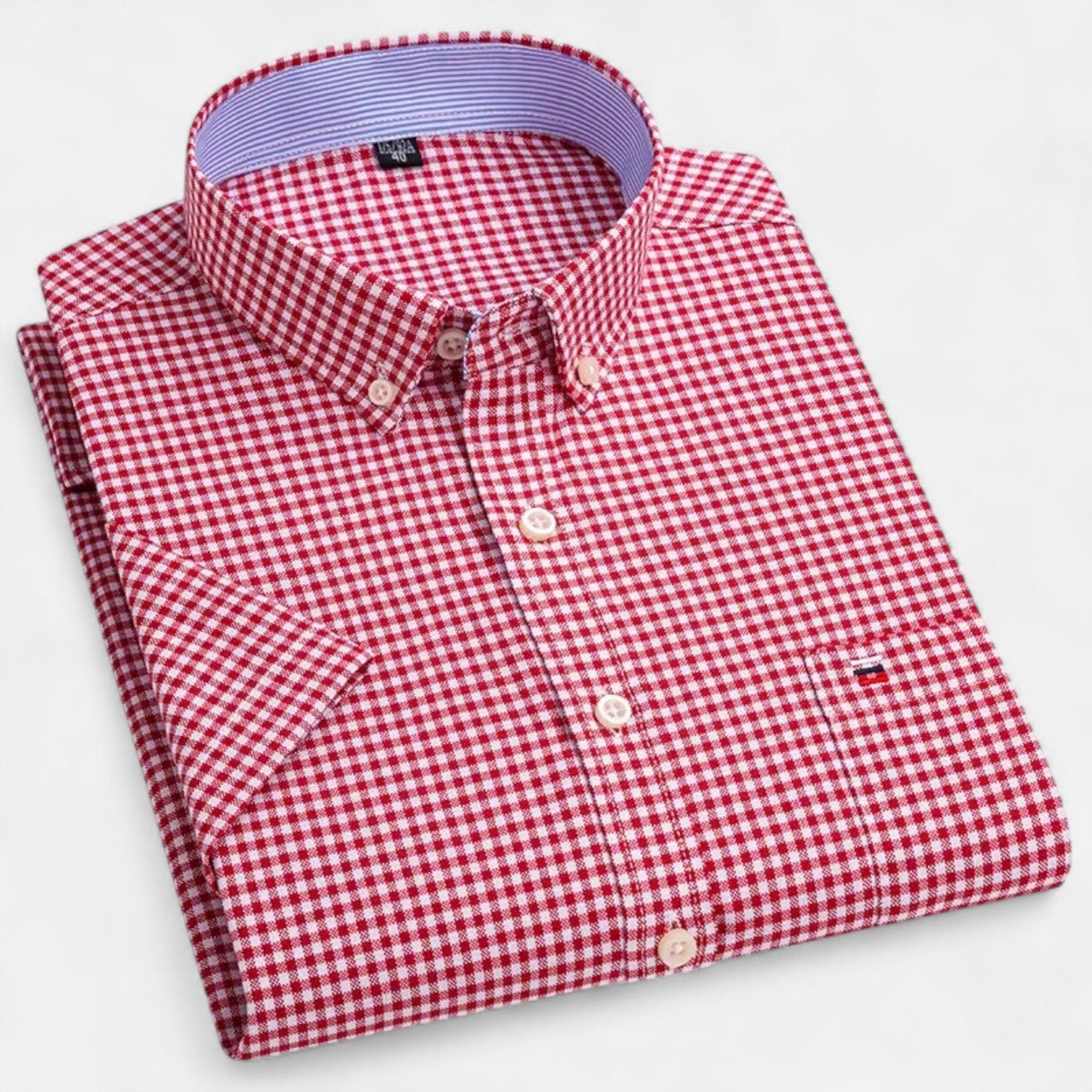 Rivello | Short Sleeve Oxford Shirt For Men