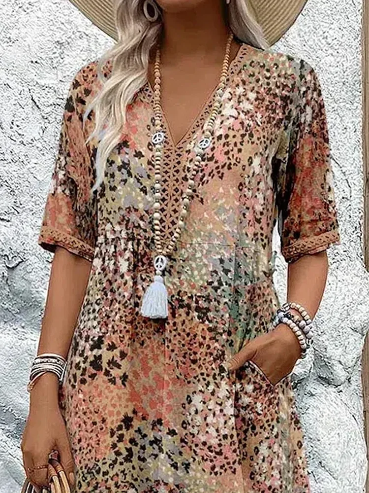 Layla - Vibrant Midi Dress