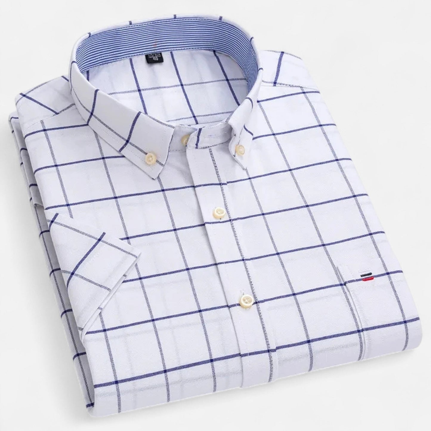 Rivello | Short Sleeve Oxford Shirt For Men