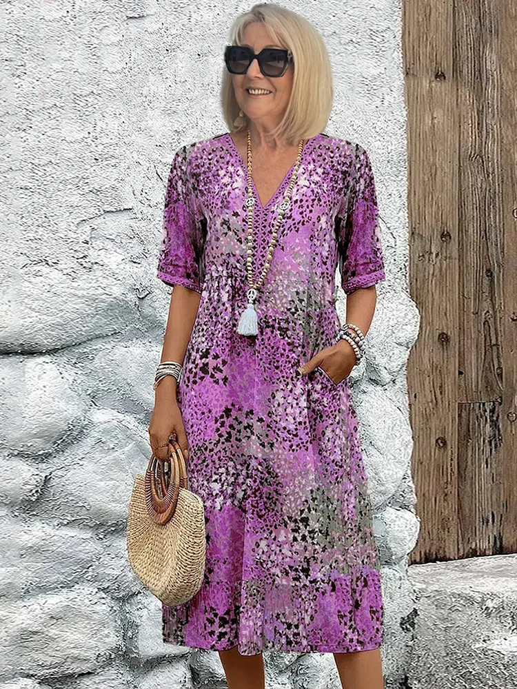Layla - Vibrant Midi Dress