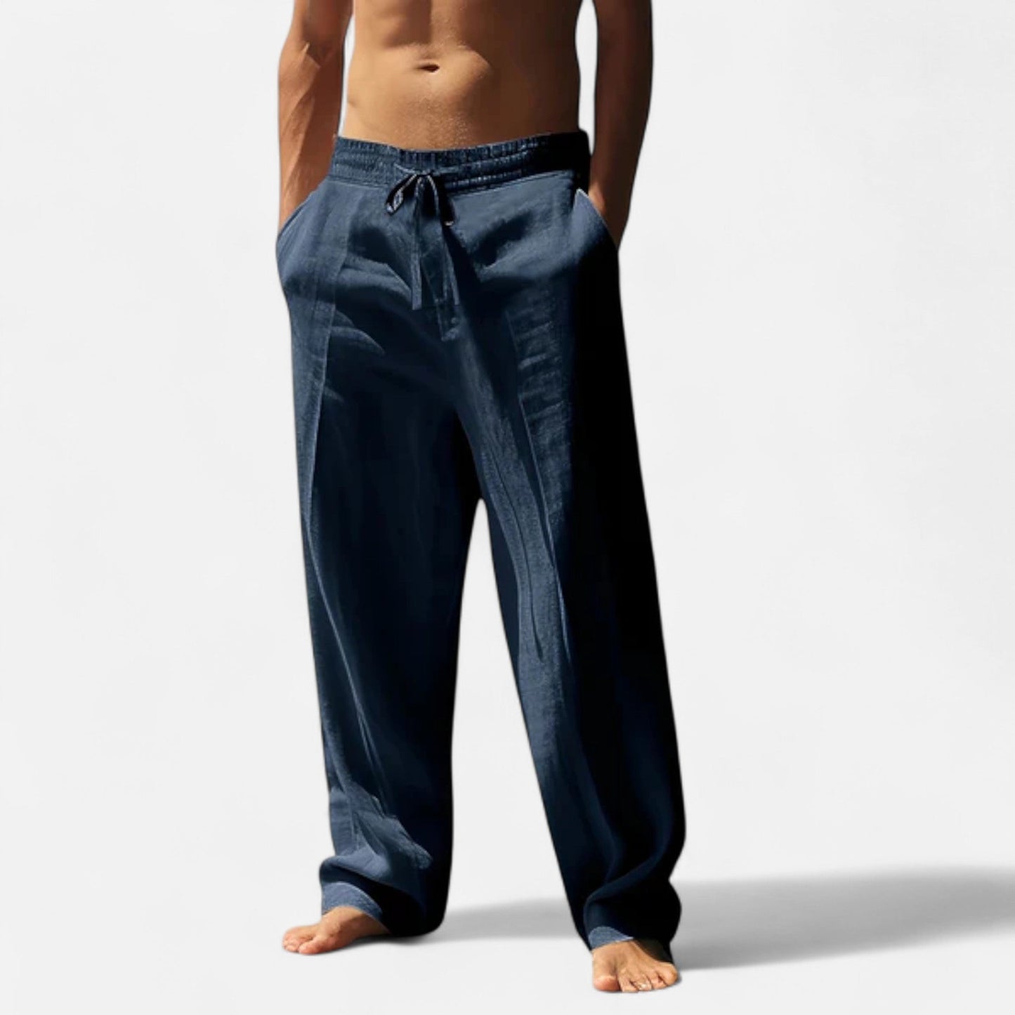 Veron| Men’s Relaxed Linen Trousers