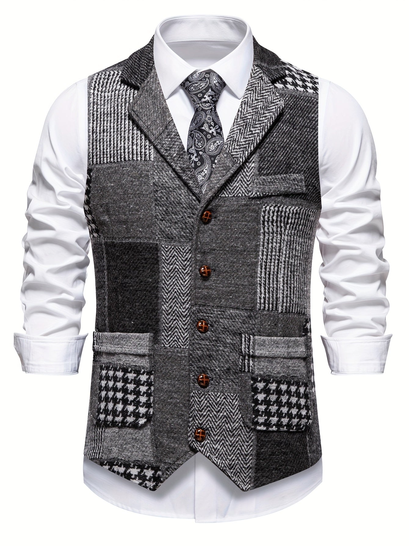 Leo | Tailored Tweed Waistcoat