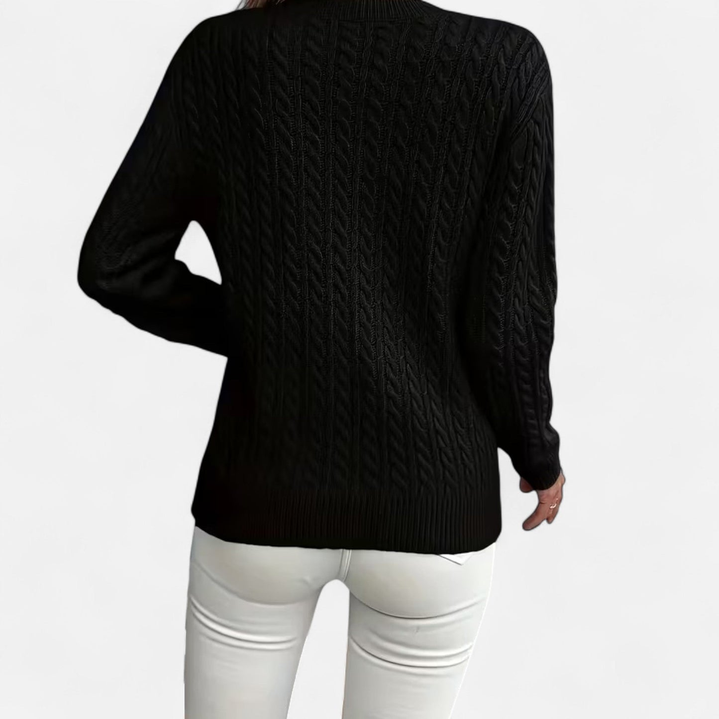 Elodie | Loose Fit Round Neck Sweater For Women