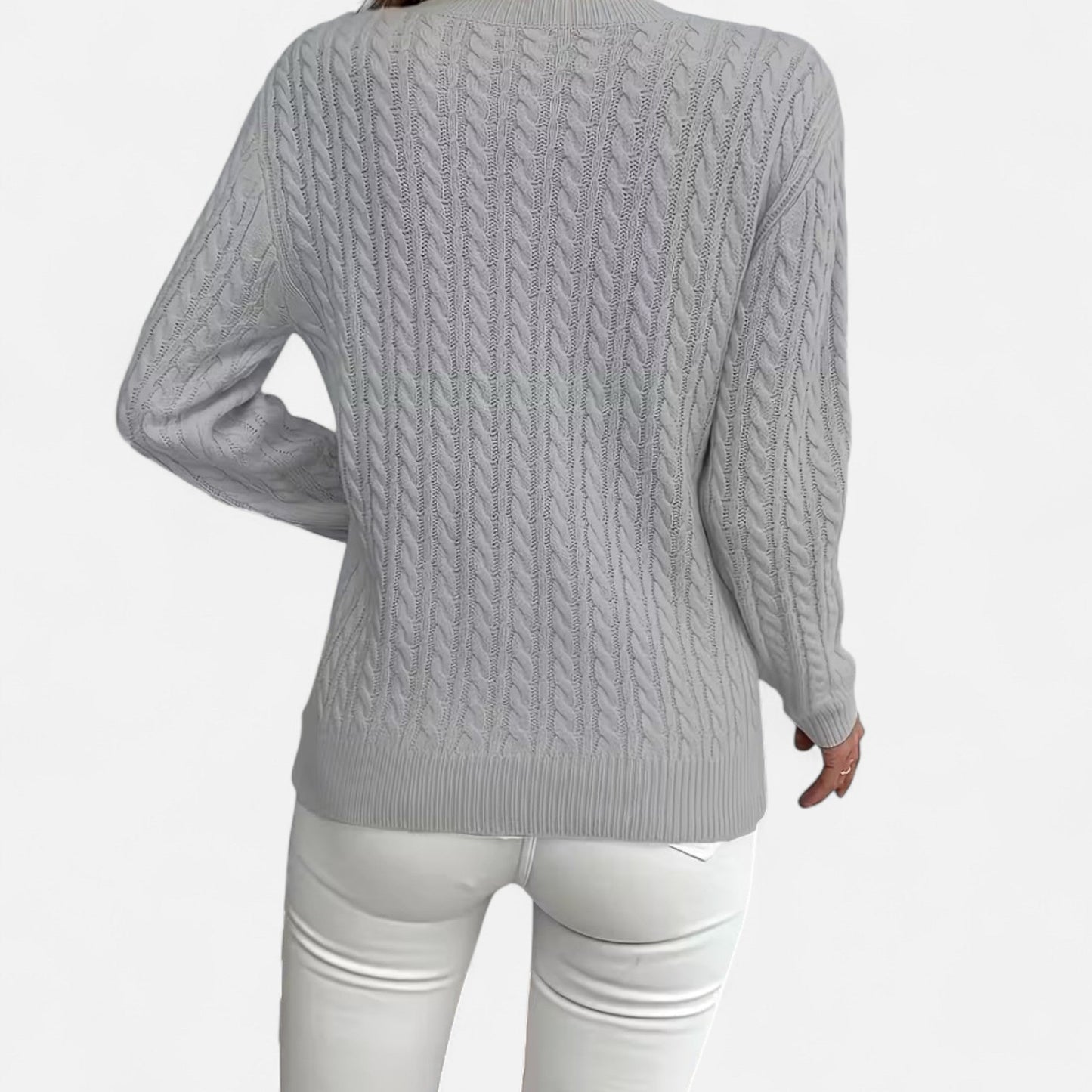 Elodie | Loose Fit Round Neck Sweater For Women
