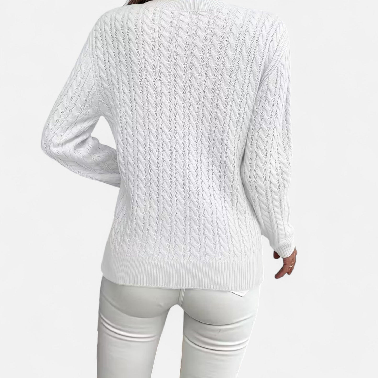Elodie | Loose Fit Round Neck Sweater For Women