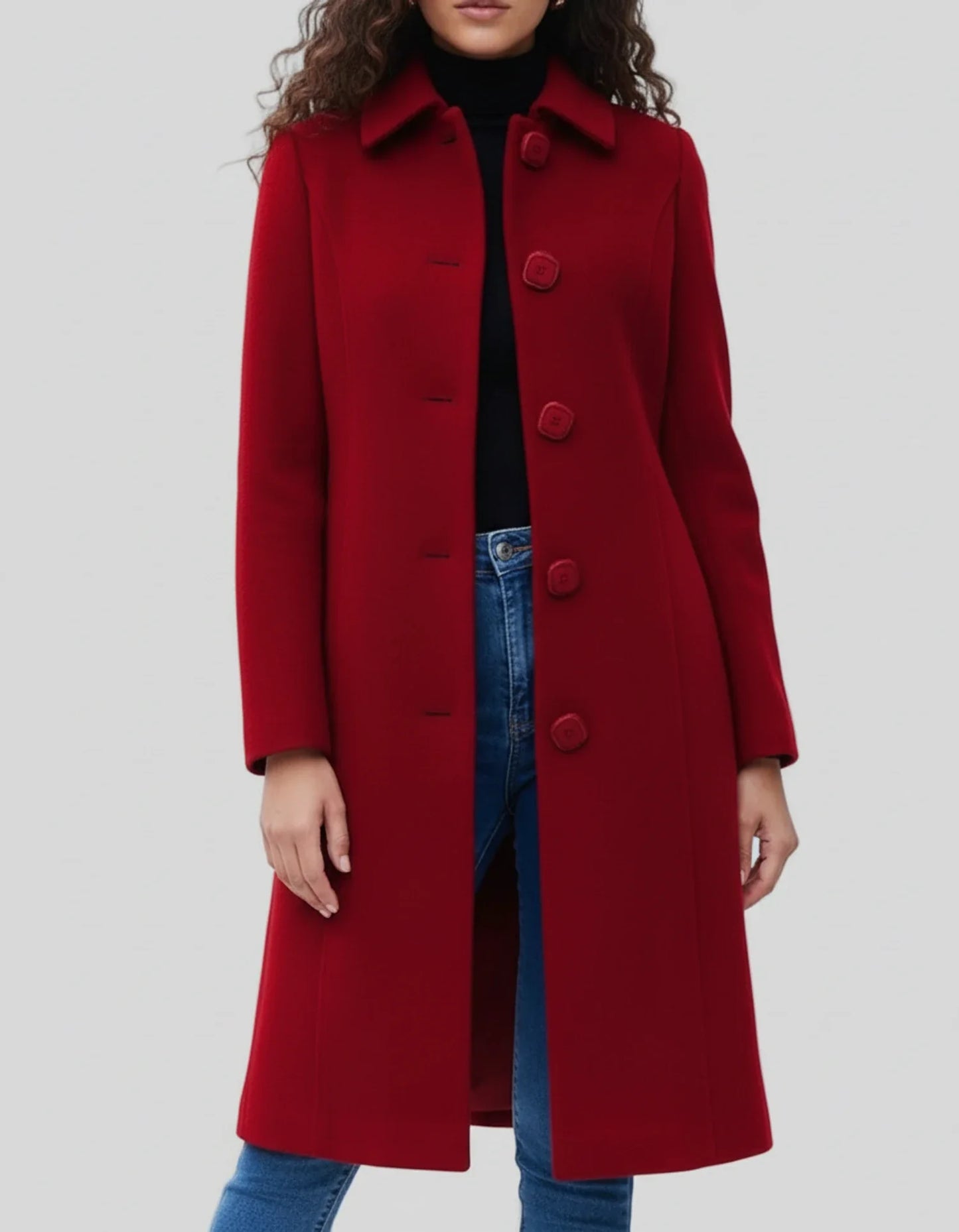 Isla | Women’s Fit Flare Button Jacket
