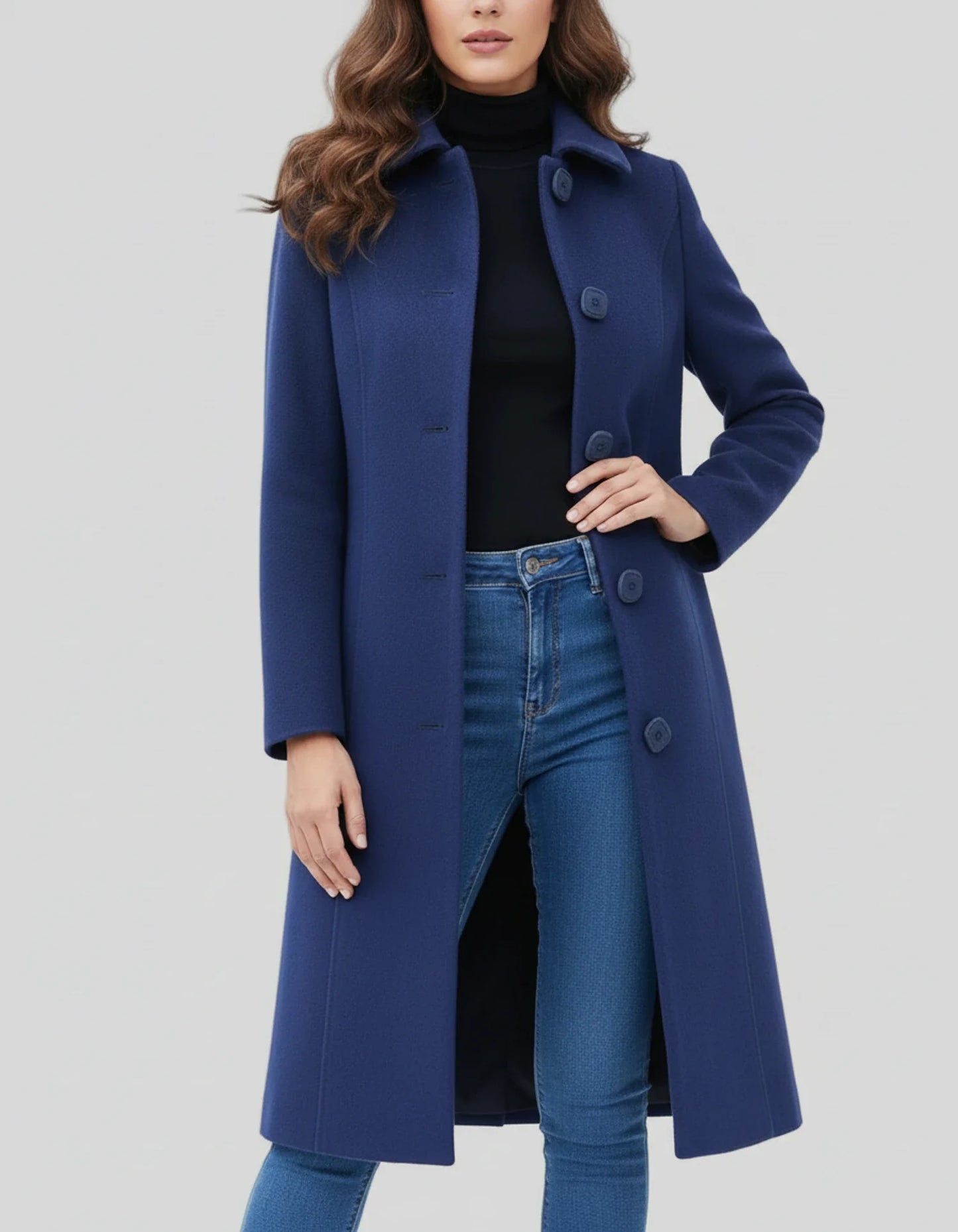 Isla | Women’s Fit Flare Button Jacket