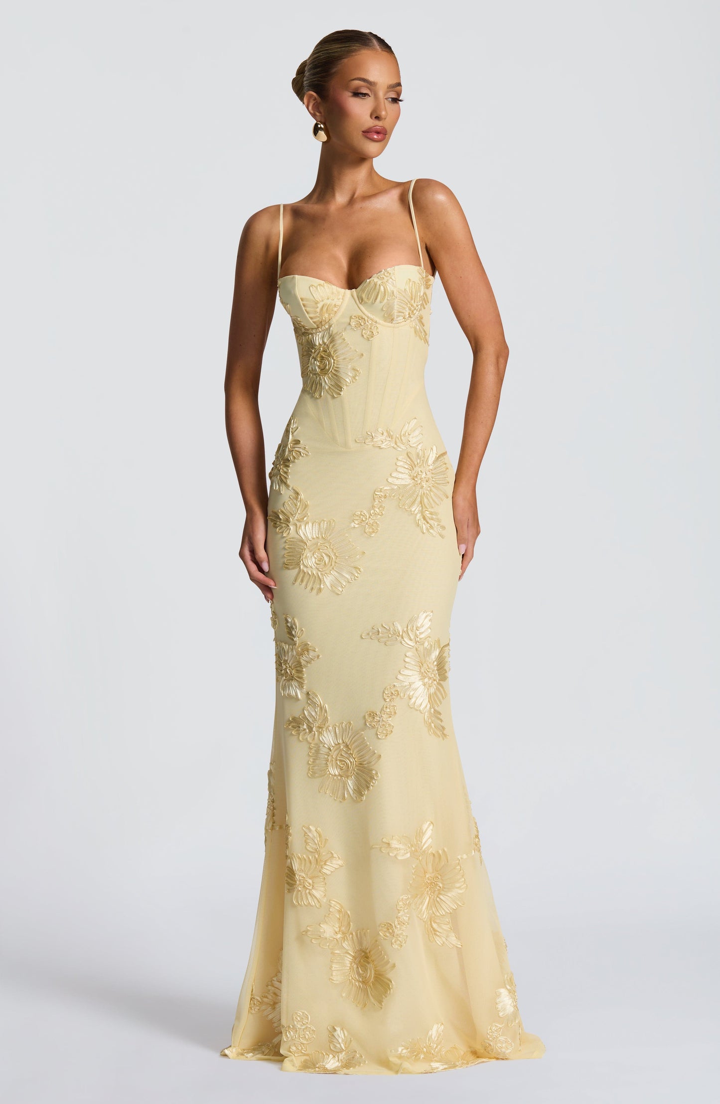 Nefertiti | Elegant Maxi Dress With A Corset Design