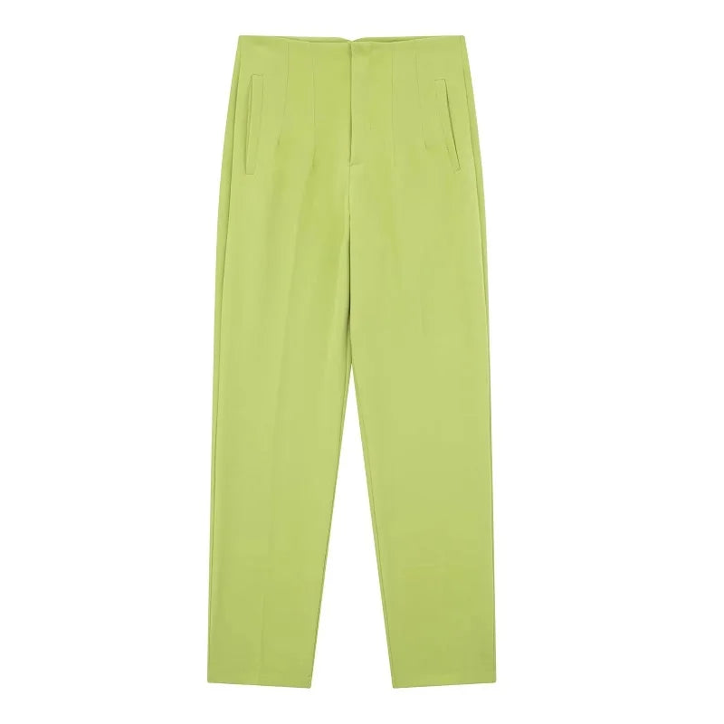 Claude | Women's High Waisted Trousers