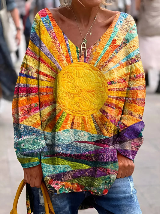Élisa - Colourful And Cheerful Blouse