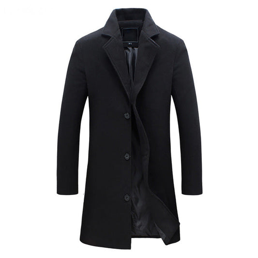 John | Men’S Winter Trench Coat For Cold Weather