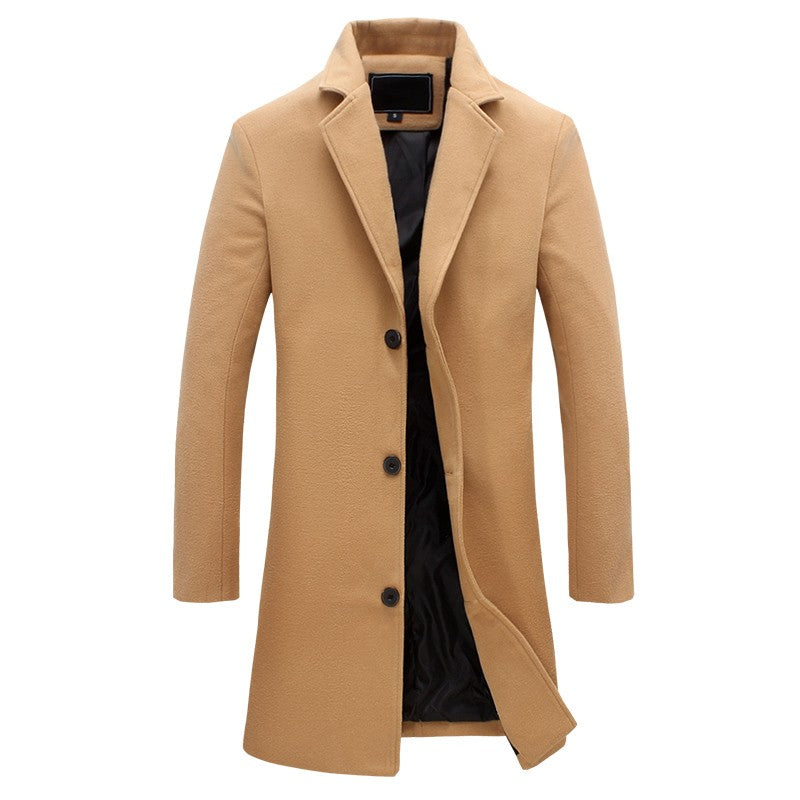 John | Men’S Winter Trench Coat For Cold Weather