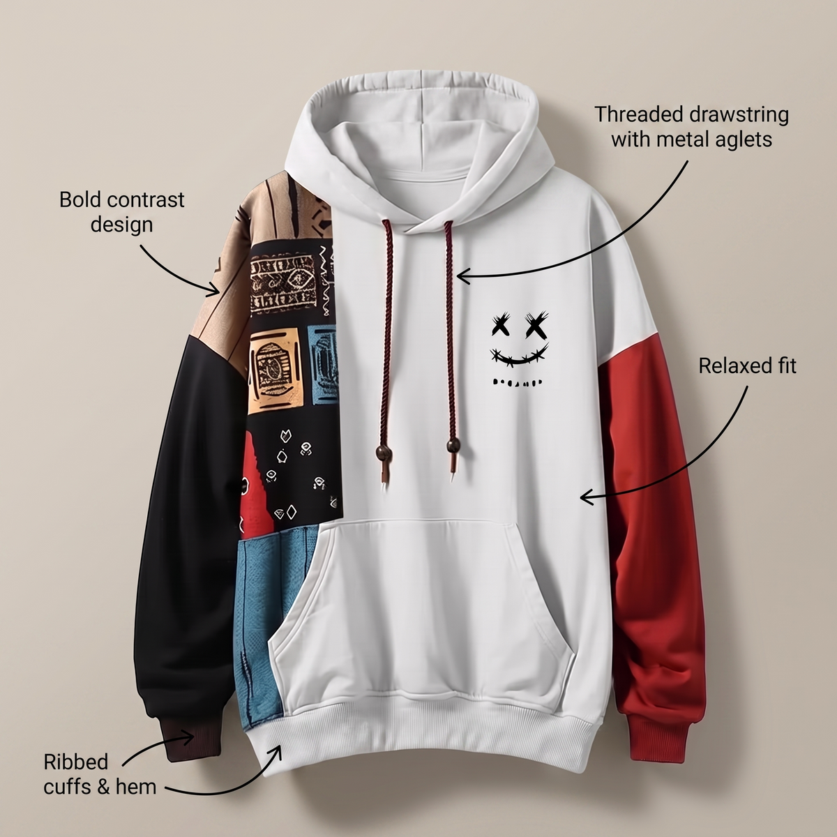 Harley | Riot Contrast Hoodie