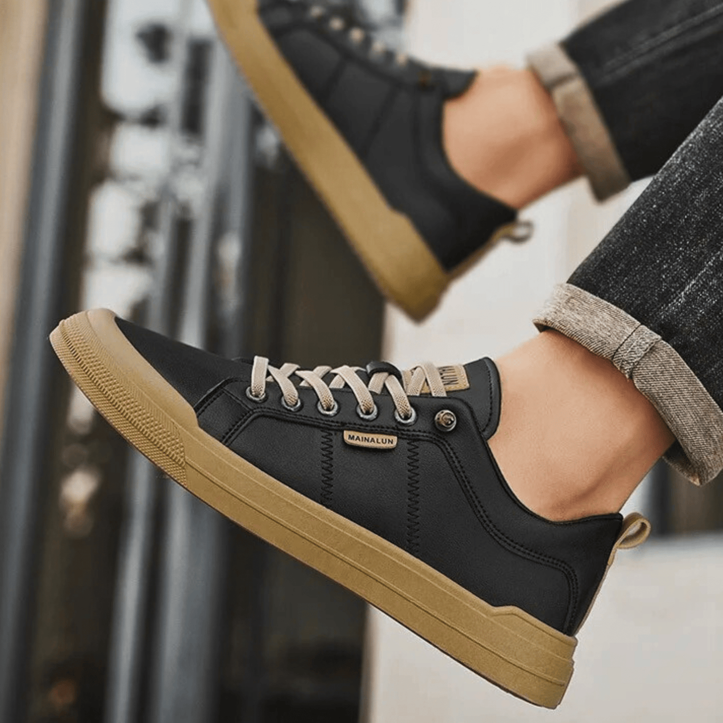 Harrington | Leather Trainers For Men