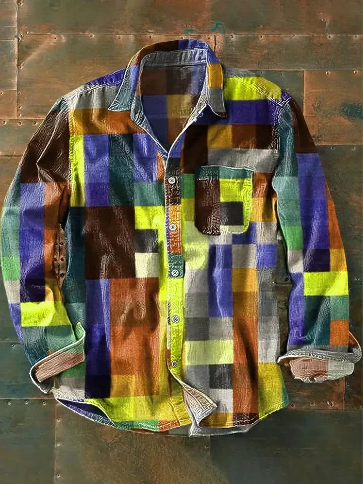 Spencer - Plaid Coloured Unisex Shirt