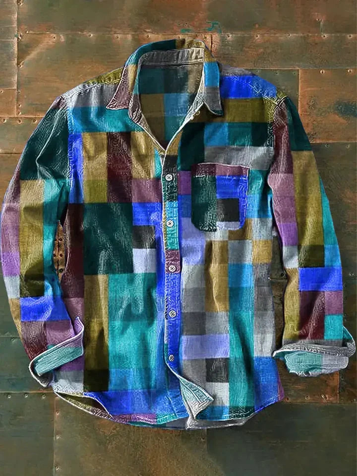Spencer - Plaid Coloured Unisex Shirt