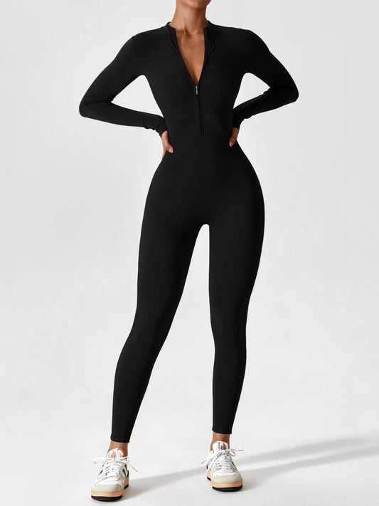 Texas | Long Sleeve Zip Jumpsuit