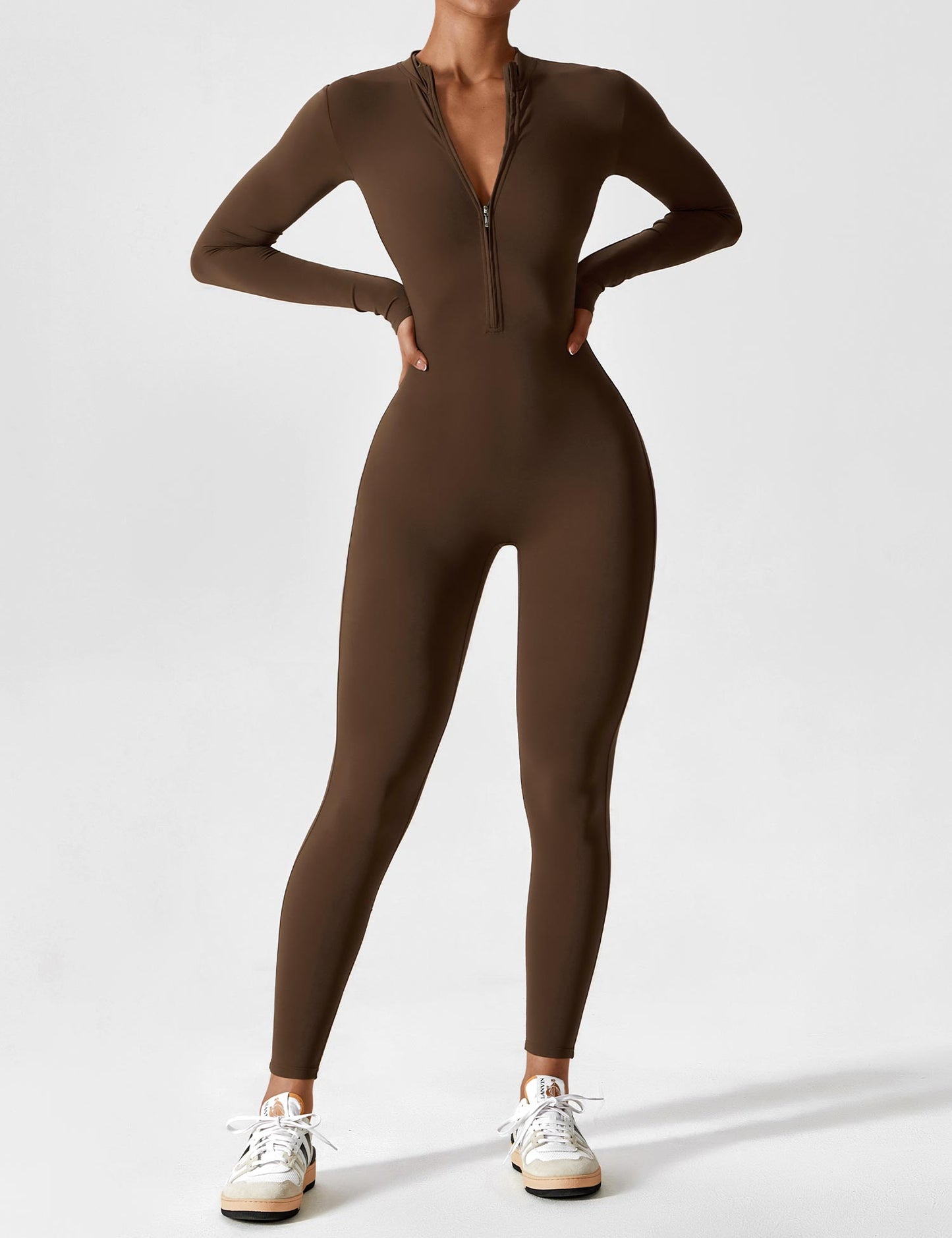 Texas | Long Sleeve Zip Jumpsuit