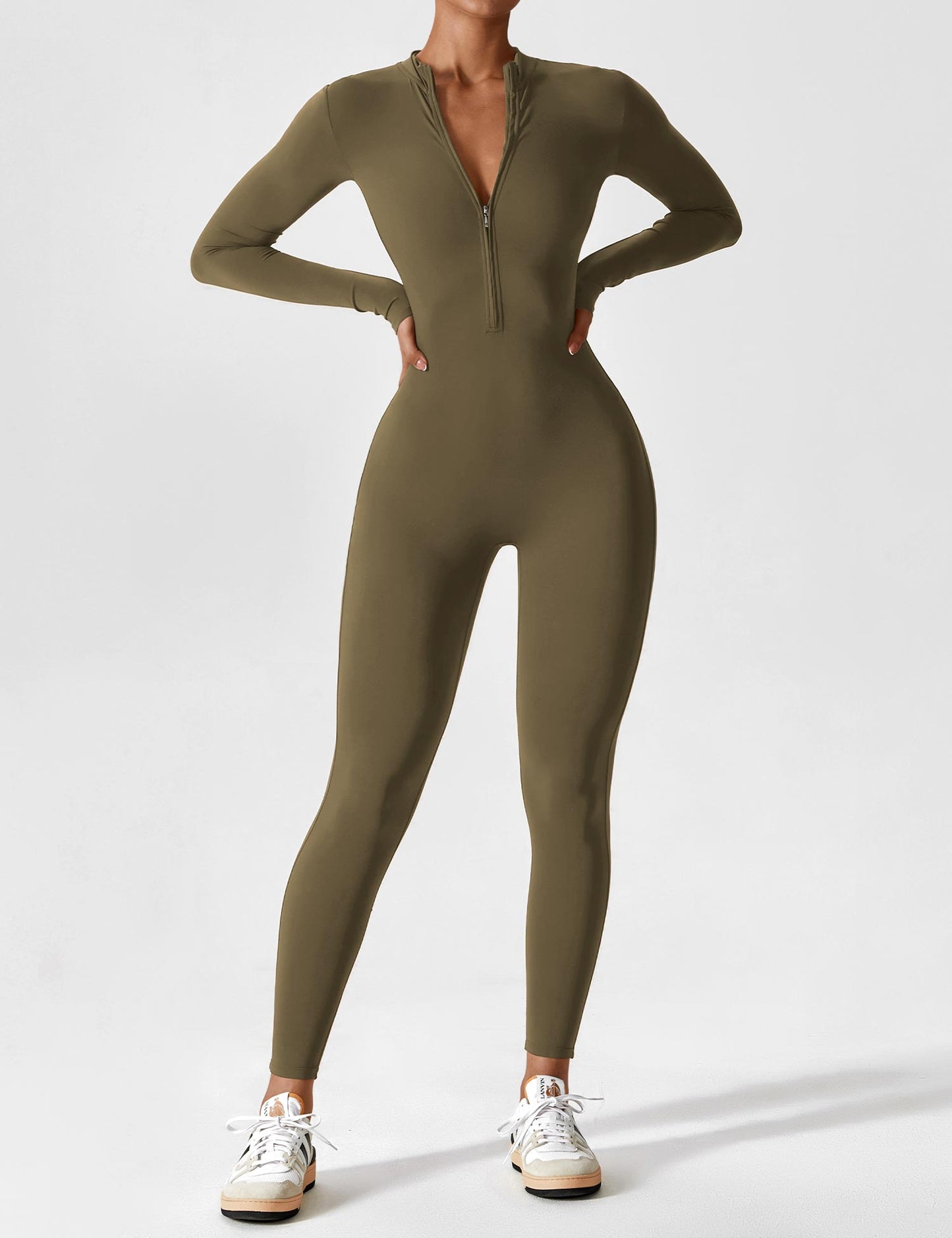 Texas | Long Sleeve Zip Jumpsuit