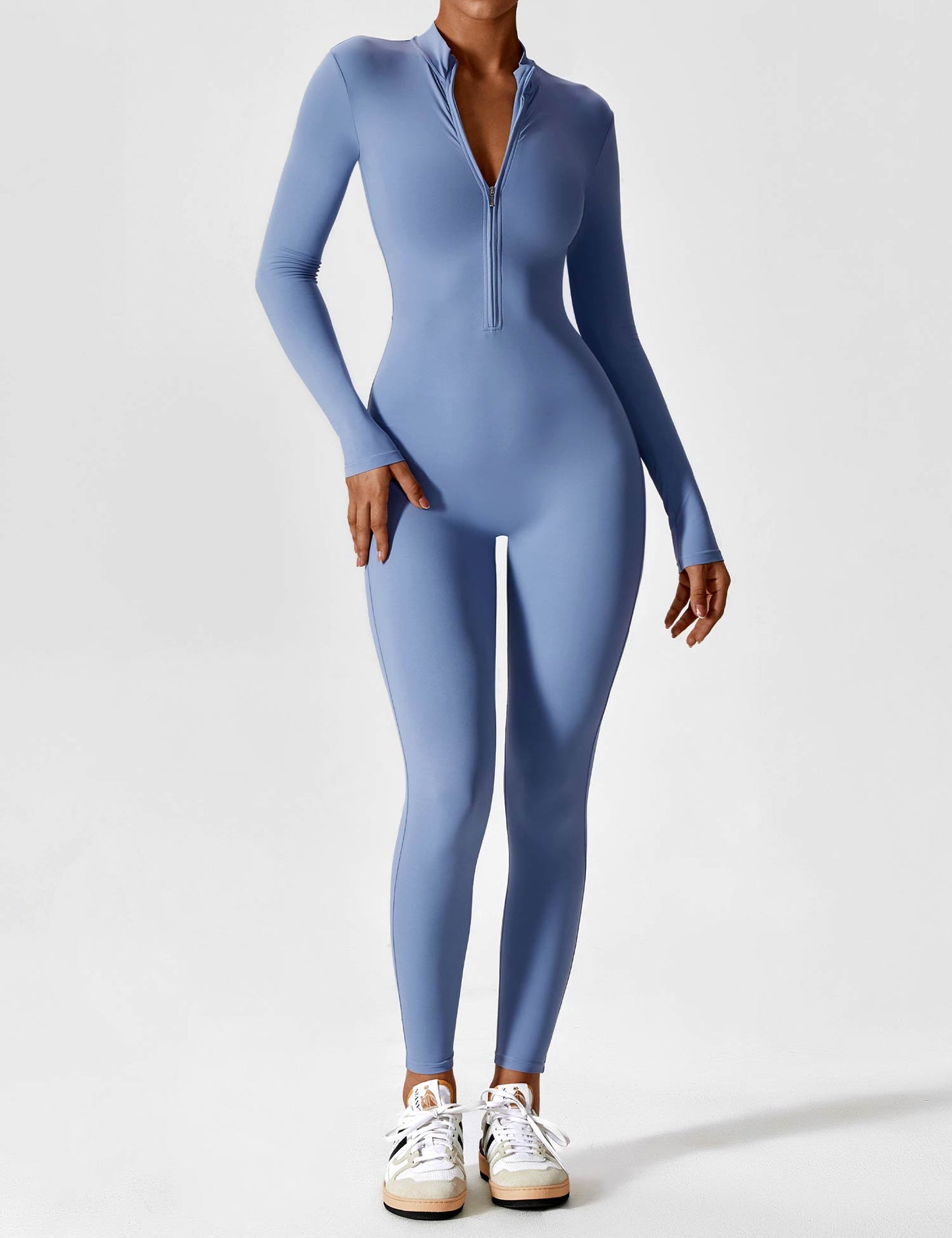 Texas | Long Sleeve Zip Jumpsuit